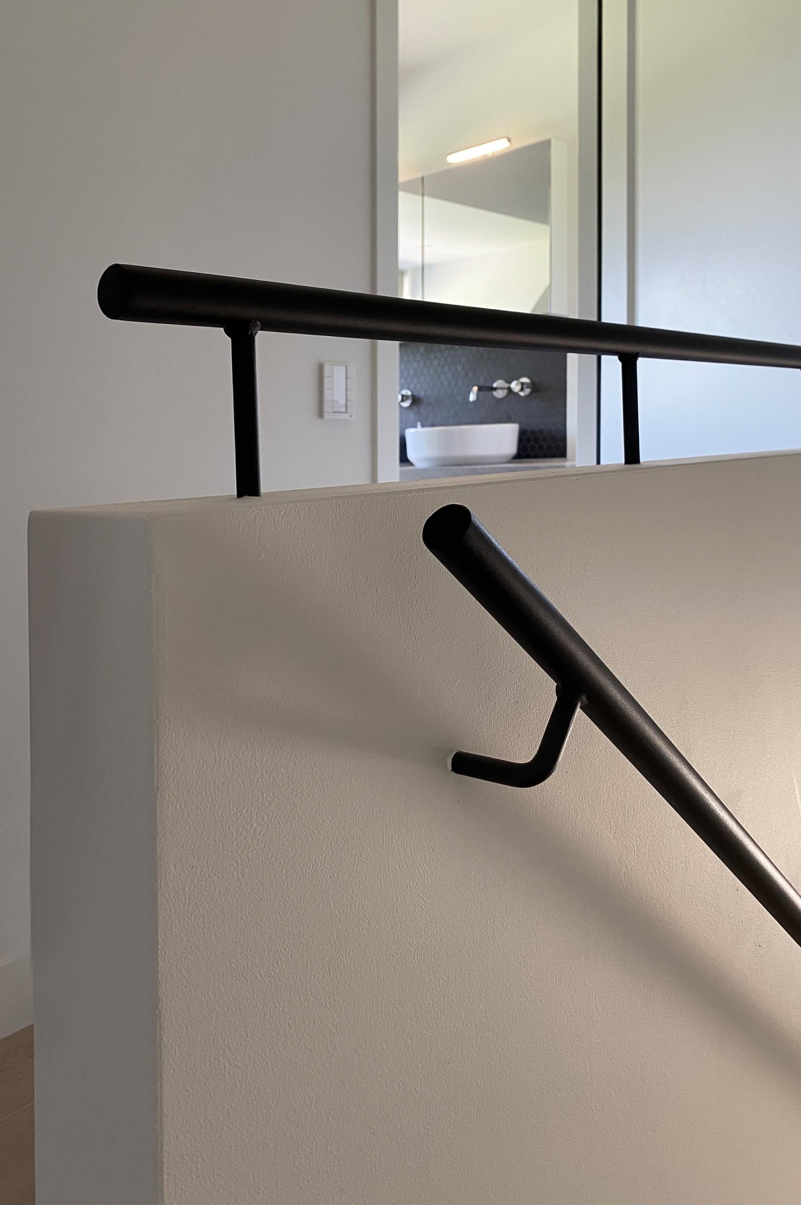 Strakke trap balustraden